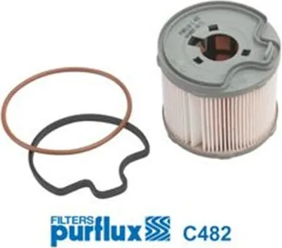 Produktbild von Purflux Kraftstofffilter für Citroen Fiat Lancia Peugeot Suzuki