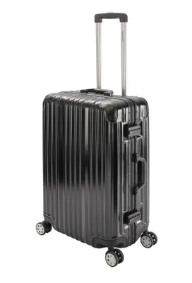 Immagine prodotto di Travelhouse London valigia rigida in policarbonato alluminio trolley viaggio vacanza 67l nero
