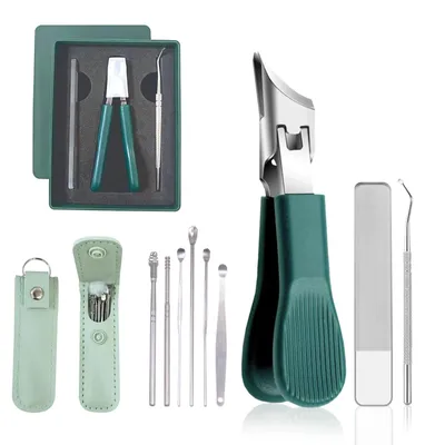 Produktbild von Professioneller Nagelknipser für Dicke Nägel mit Ohrenschmalzentferner-Set