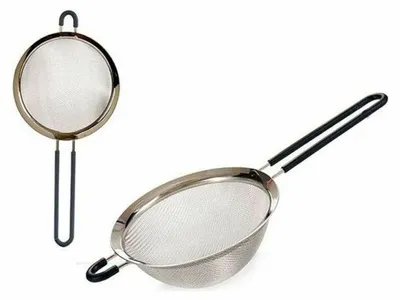 Produktbild von Sieb Schwarz Silikon Edelstahl - Ø 16 cm