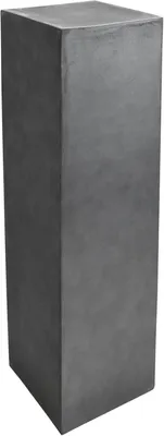 Produktbild von VIVANNO Podest Fiberglas PODEST Säule, Kaltgrau Beton-Design - 30x30x100 cm