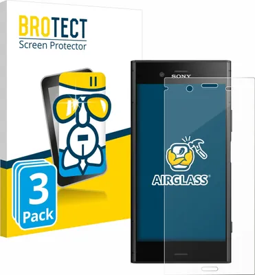 Produktbild von 3x BROTECT Schutzglas für Sony Xperia XZ1 Schutzfolie Panzer Folie Glas Display Schutz klar