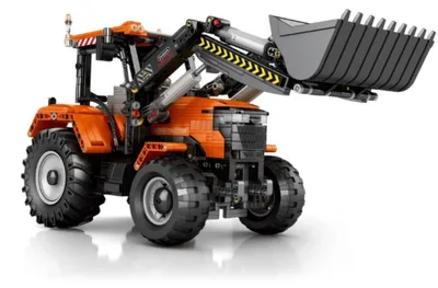 Zdjęcie produktu dla Reobrix 22024 – ciągnik z przednim ładowaczem RC, 1496 elementów, 43 cm