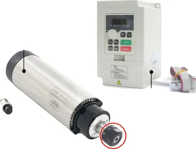 Produktbild von CNC-Spindelmotor, 2,2 kW Leistung, Luftkühlung, Mit VFD