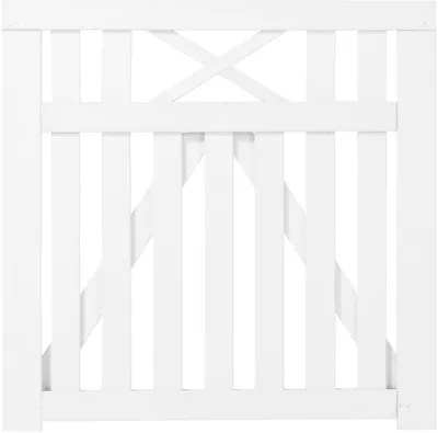 Produktbild von Plus Zauntor Vinesse 100 x 98 cm weiß