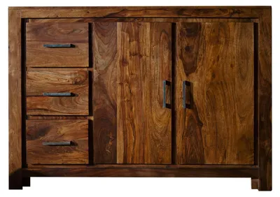 Immagine prodotto di MASSIVMOEBEL24 | credenza in legno di Sheesham / palissandro 118x45x85 miele laccato METRO LIFE #122