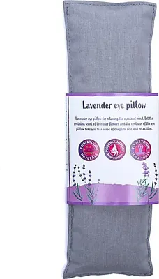 Productafbeelding van Oogkussen Lavendel Biologisch Taupe - 140 G; 22x8 Cm
