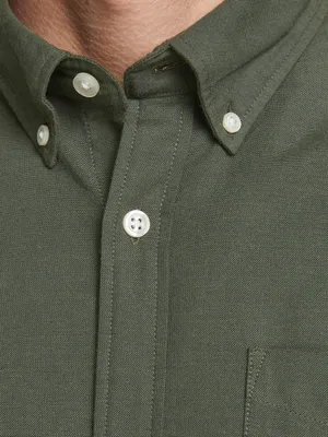 Image de Jack & Jones Chemise Manches Longues OXFORD SHIRT avec Col Bouton-Down