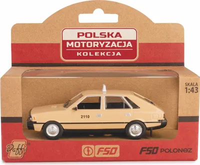 Produktbild von Samochód resorak FSO Polonez Taxi beżowy skala 1:43 Kolekcja PRL Daffi