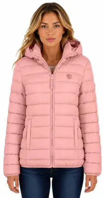 Produktbild von Geographical Norway Damen Steppjacke Atikotal Hood leichte Daunenjacke mit Kapuz