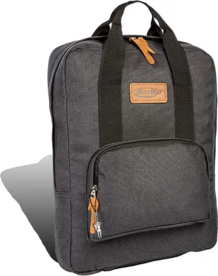 Produktbild von Bestway grauer uni Businessrucksack Polyester Tagesrucksack College D2ORI101K
