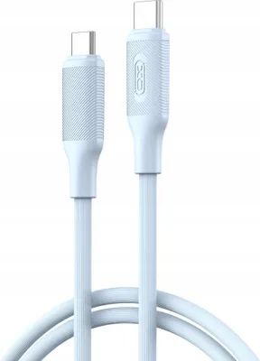 Obrázek produktu pro RYCHLÝ KABEL 2X USB TYP-C SILNÝ KABEL RYCHLÉ NABÍJENÍ 60 W 1 m