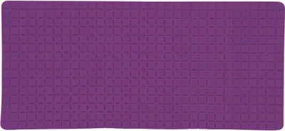 Produktbild von MSV Dusche/Bad rutschfeste Matte Badezimmer - Gummi - lila - 76 x 36cm