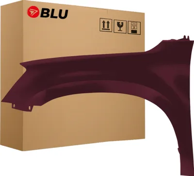 Image de BLU Aile Compatible avec Skoda Yeti 5L LF3X Gauche Rot RotBrunello | 2009-2013 | Avant | Peint| Prêt à Monter | Acier