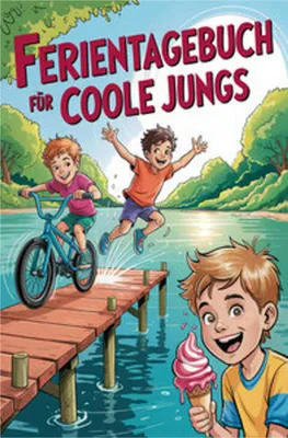 Produktbild von Ferientagebuch für coole Jungs - für Reise, Urlaub und Ferien zu Hause