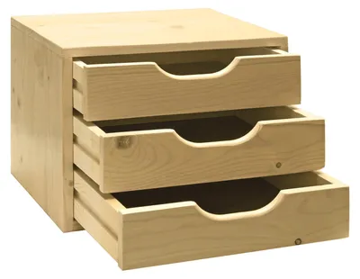 Holzbox Box Kiste Nachttisch Schubladen Holz Schubladenbox Aufbewahrungsbox Ordnungsbox 918105 40617 4031765406178 Stabilo-Fachmarkt.de Dema
