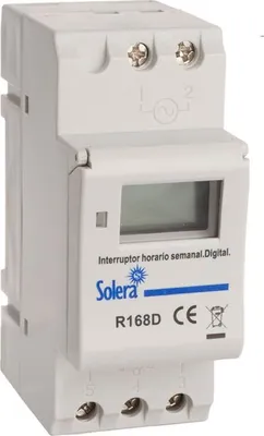 Immagine prodotto di Timer settimanale analogico digitale (termoretraibile) solera
