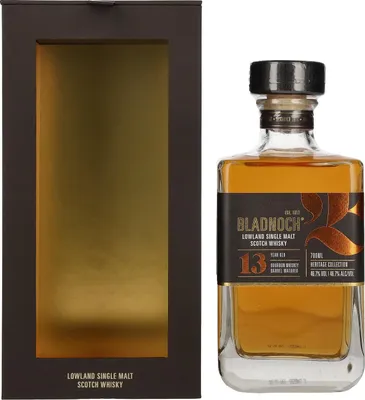 Produktbild von Bladnoch 13 Years Old Lowland Single Malt Bourbon Cask 46,7% Vol. 0,7l in Geschenkbox