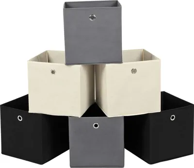 Produktbild von Faltbare Beigefarbene Aufbewahrungsbox 30x30x30cm