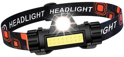 Immagine prodotto di Verk 08311 Lampada frontale COB 4in1 a LED