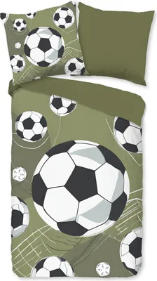 Produktbild von Duvet cover Pure 135x200 + 1* 80x80 cm - Playing football