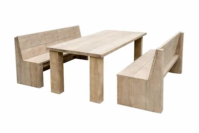 Produktbild von Gartenmöbel-Set Texel, Tisch 180 x 80 + 2 Bänke