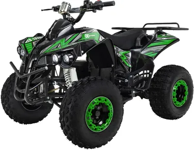 Produktbild von Actionbikes Motors Elektro Kinderquad S-10 - 1000 Watt - Pocketquad (Schwarz/Grün)