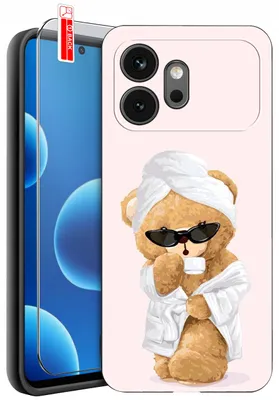 Immagine prodotto di Custodie per Honor 600 – Design | Custodia in silicone opaco + vetro temperato 9H