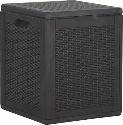 Immagine prodotto di vidaXL Contenitore da giardino 90 L nero PP Rattan - Contenitore da giardino - Contenitore da giardino - Contenitore da giardino - Contenitore da giardino - Contenitore da giardino