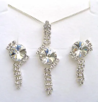 Obrázek produktu pro Štrasová sada šperků Swarovski Rivoli Crystal
