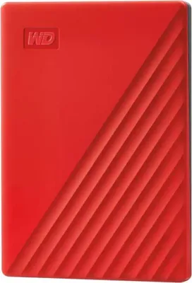 Zdjęcie produktu dla Western Digital My Passport WDBR9S0060BRD-WESN, 6 TB, 2.5", 3.2 Gen 1 (3.1 Gen 1), Czerwony