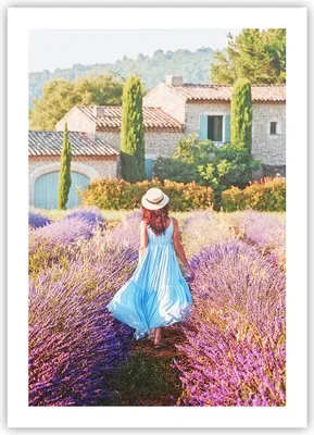 Produktbild von Poster - Poster ohne Rahmen - Boho Heidekraut Frau - 50x70 cm - Wand Bild - Wanddeko - Wandbilder - Kunstposter - Wandposter - Bilder - Kunstdruck - Wanddekoration - Wandbild - P2XPA50x70-4420
