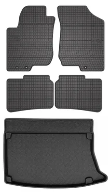 Immagine prodotto di Tappetini gomma SolidPRO + bagagliaio per Hyundai i30 I 2007-2012 5 pezzi