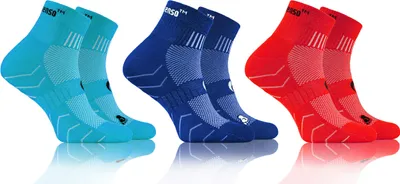 Produktbild von Sesto Senso Sportsocken – Bequeme, atmungsaktive Socken – Uni für Damen und Herren, Größe 39-42, Farbmix, 3er Pack