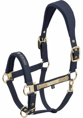 Produktbild von Eskadron Halfter FAUX LEATHER DOUBLE PIN navy Heritage HW 25/26, Größe:P2