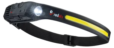 Immagine prodotto di Torcia frontale con sensore Fh-200 a LED, ricaricabile, con sensore di movimento, batteria da 1200mAh ricaricabile