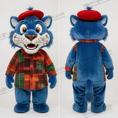 Obrázek produktu pro Modrý MASTICOT plyšový Smilodon maskot