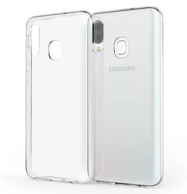 Obrázok produktu pre NALIA puzdro „GLAZE“ pre Samsung Galaxy A40 – priehľadné ochranné puzdro z TPU, protižltnutie, tenké a ľahké – priehľadné puzdro na mobilný telefón