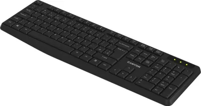 Zdjęcie produktu dla CANYON Klawiatura KB-W01 Bezprzewodowa Czarna