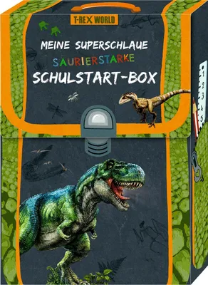 Produktbild von Meine superschlaue saurierstarke Schulstart-Box (T-Rex World)