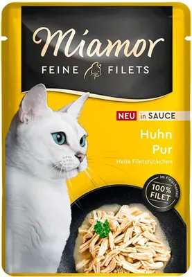 Produktbild von MIAMOR Feine Filets Chicken in sauce - nassfutter für Katzen - 100g