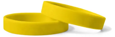 Produktbild von CombiCraft Silikon Einlassbänder - Neongelb - 100 Stück