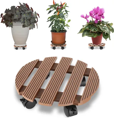 Obrázek produktu pro Válec na rostliny 30 x 30 cm do 80 kg - Tvar a barva : kulatý; hnědý