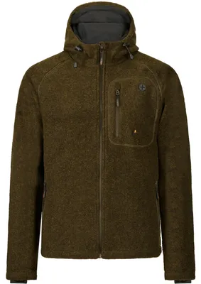 Produktbild von il Lago Prestige Lodenfleece-Jacke Geo Pro Membran Herren (Oliv) Größe XL