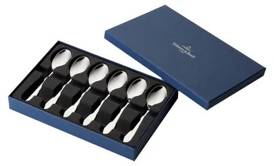 Imagen del producto de Juego de cucharas para espresso Oscar, 6 unidades. Dimensiones: 250 x 255 x 35 mm. Marca: Villeroy & Boch. Número de artículo: 1263399590. Código EAN: 4003686174832