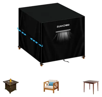 Produktbild von Schutzhülle für Gartenmöbel Tischabdeckung wetterfest 85x85x80cm