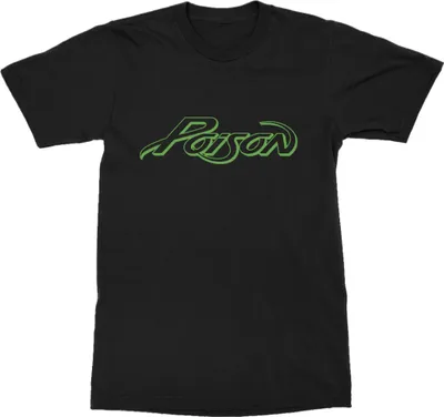 Produktbild von Poison - T-Shirt Logo für Herren/Damen Uni RO6446 (S) (Schwarz)