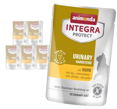 Produktbild von Animonda Integra Protect Urinary 6x85g Nassfutter für Katzen mit Huhn zur Vorbeugung von Nierensteinen