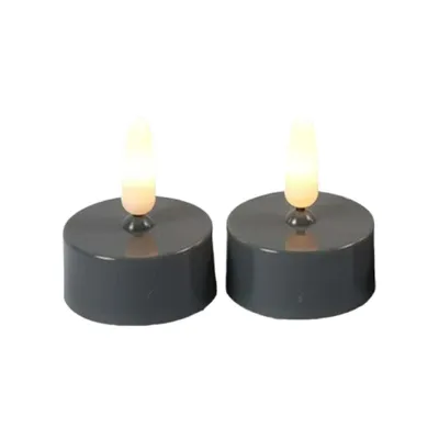 Immagine prodotto di Lumini LED Countryfield - 2 pezzi - grigio - bianco caldo
