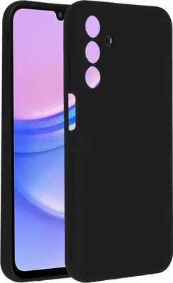 Produktbild von Accezz Liquid Silikoncase Samsung Galaxy A15 (5G/4G) - Schwarz